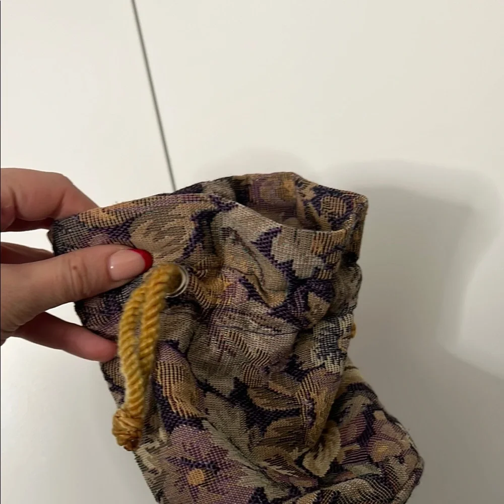 Floral Drawstring Pouch - Picture 3 of 5